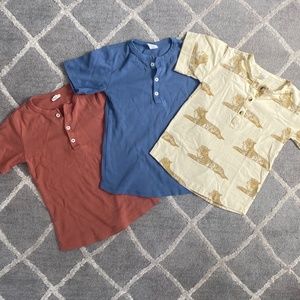 (3) Kate Quinn Size 7 Henley Shirts